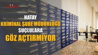 Hatay Kriminal Şube Müdürlüğü suçlulara göz açtırmıyor